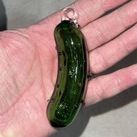 Glass Christmas Pickle Ornament