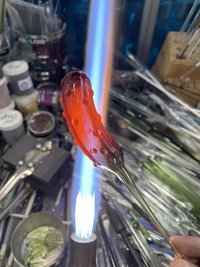 Glass Christmas Pickle Ornament