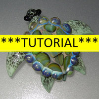 Sea Turtle TUTORIAL - How to make a Boro Sea Turtle Pendant Lampwork glass