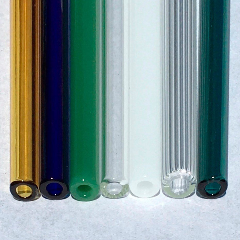Glass drinking straw (Set of 3)